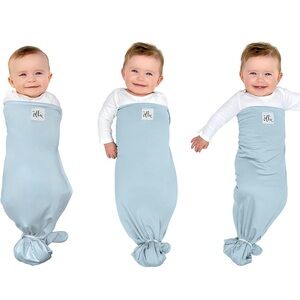 THE OLLIE SWADDLE | Color Blue Green | One size